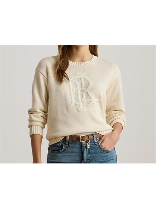 RIEDNEE-LONG SLEEVE-PULLOVER LAUREN RALPH LAUREN | 200979653001MASCARPONE CREAM
